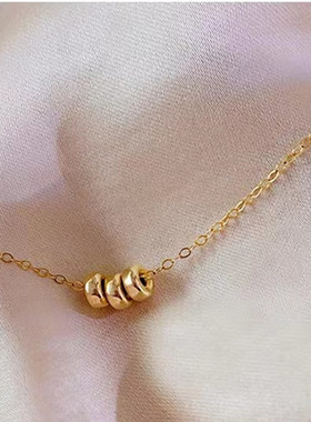 PRINGXY女无钻圆珠项链