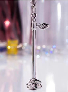 PRINGXY女玫瑰花束项链