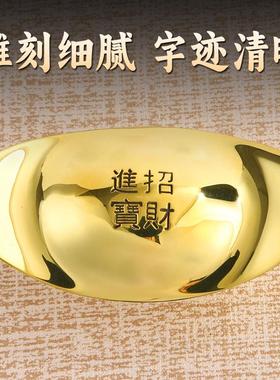 财仿真实心小号手把件家居桌面