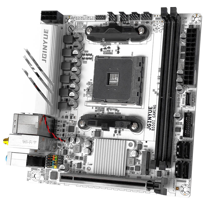 other X58精粤B550i GAMING主板AM4锐龙12345代R5CPU台式机itx迷 - 图1