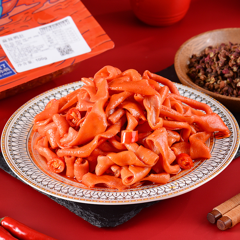 辣小鸭锁鲜鸭货鸭肉熟食鸭脖鸭锁骨鸭肠鸭翅卤味鸭货即食休闲零食 - 图1