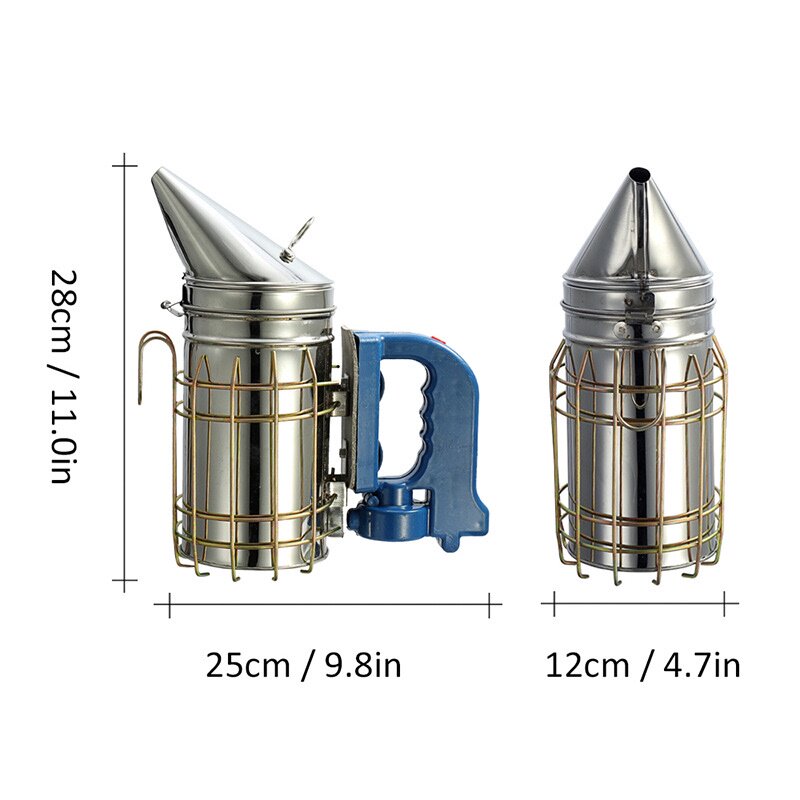 出口型蜂具可充电式养蜂人工具熏烟器 电动尖头不锈钢喷烟Y器