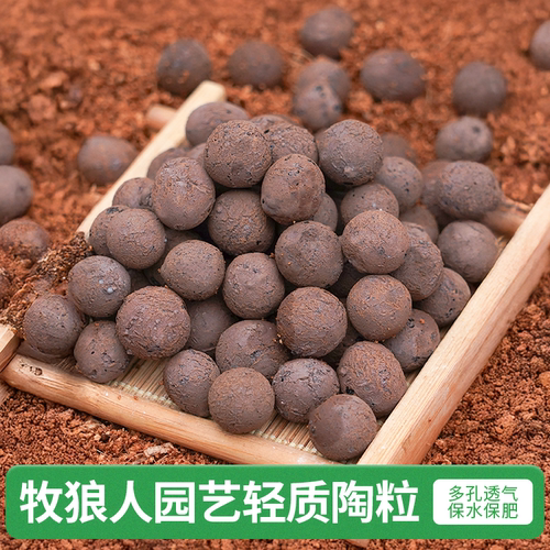 特价陶粒垫底盆栽养花专用陶粒种花铺面透气回填花盆彩色铺面石 - 图3