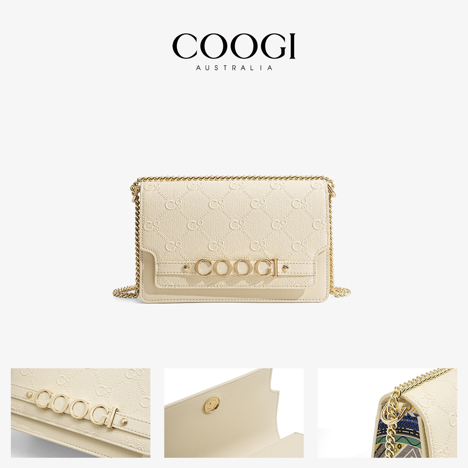 COOGI包包女2025新款轻奢高级感小方包通勤单肩包斜挎包生日礼物,淘宝优惠券,粉丝福利购,淘宝优惠卷