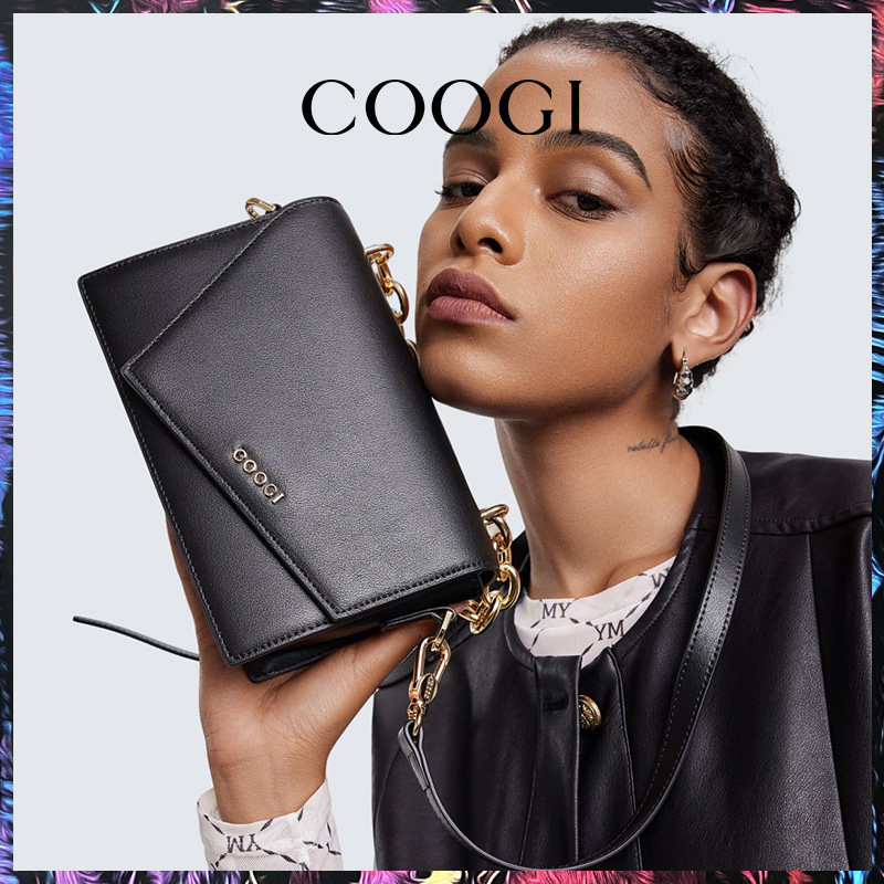 COOGI轻奢品牌包包女士2025新款白色小方包单肩包高级感斜挎包女,淘宝优惠券,粉丝福利购,淘宝优惠卷