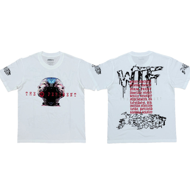 Ken Carson WTF tour merch t-shirt venue limited skull print short-sleeved T-shirt