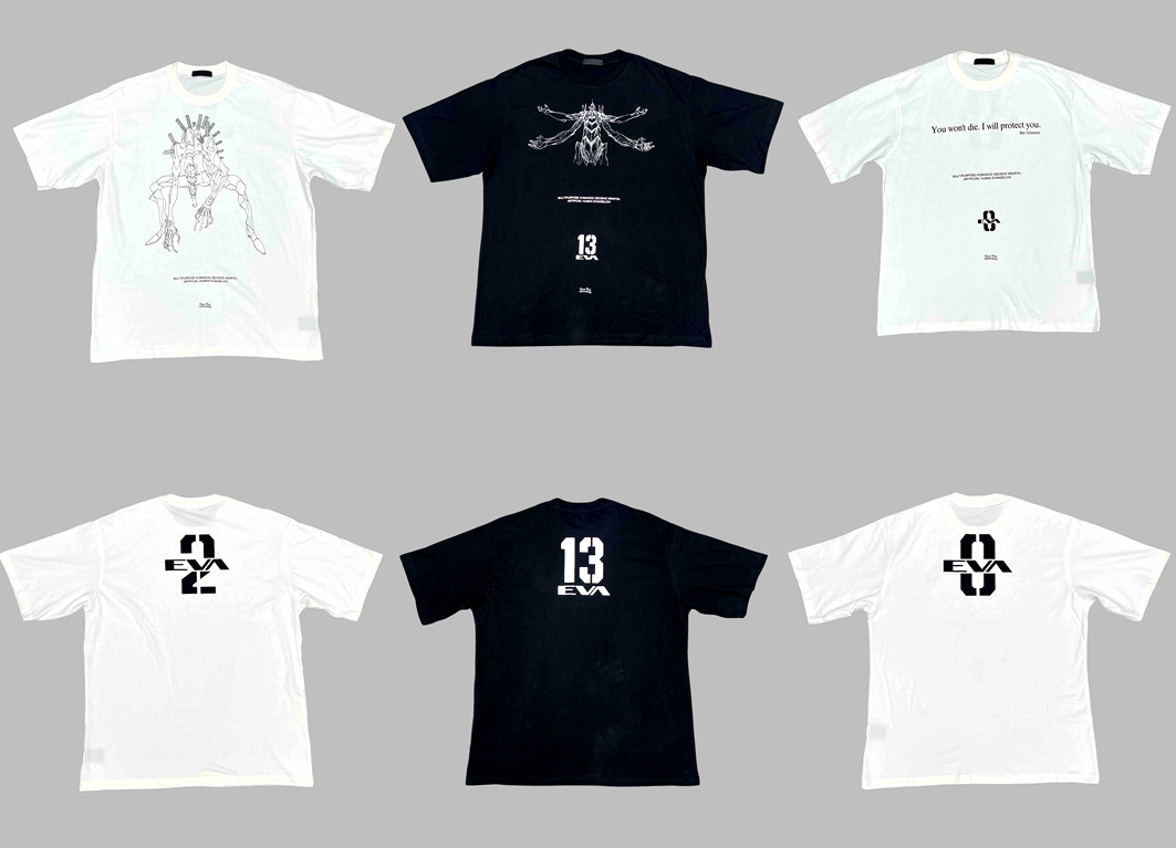 KK EVA joint warrior print two-dimensional high street short-sleeved T-shirt UC Takahashi Shield