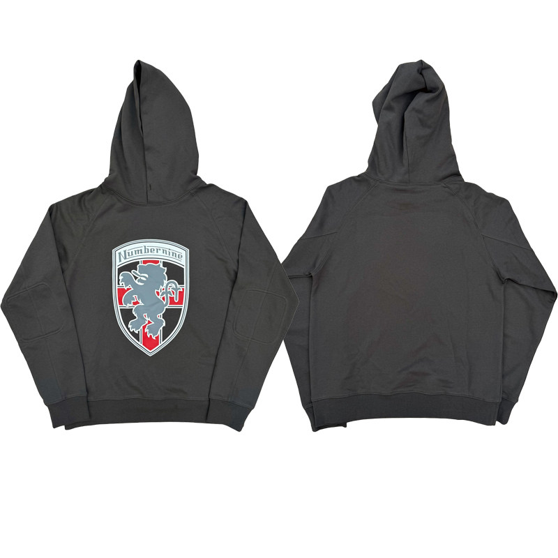 Number(N)ine SS Lambretta Shield Hoodie Retro Print Hooded Sweatshirt Hoodie