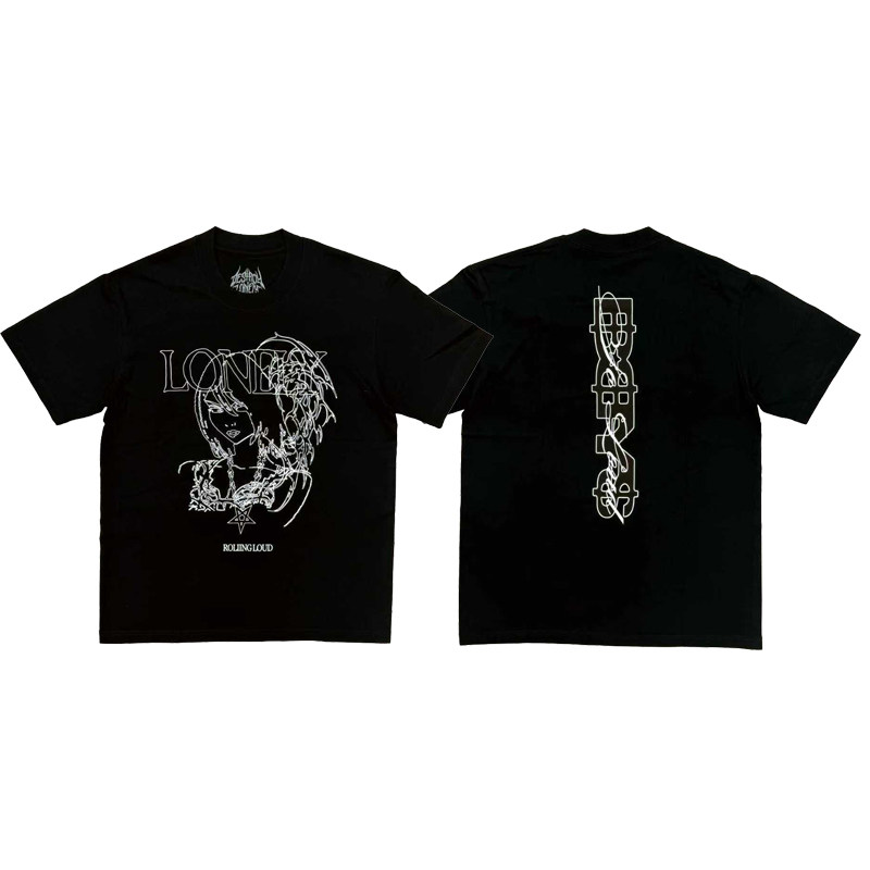 Destroy Lonely Rolling Loud Merch Tee on-site limited short-sleeved T-shirt