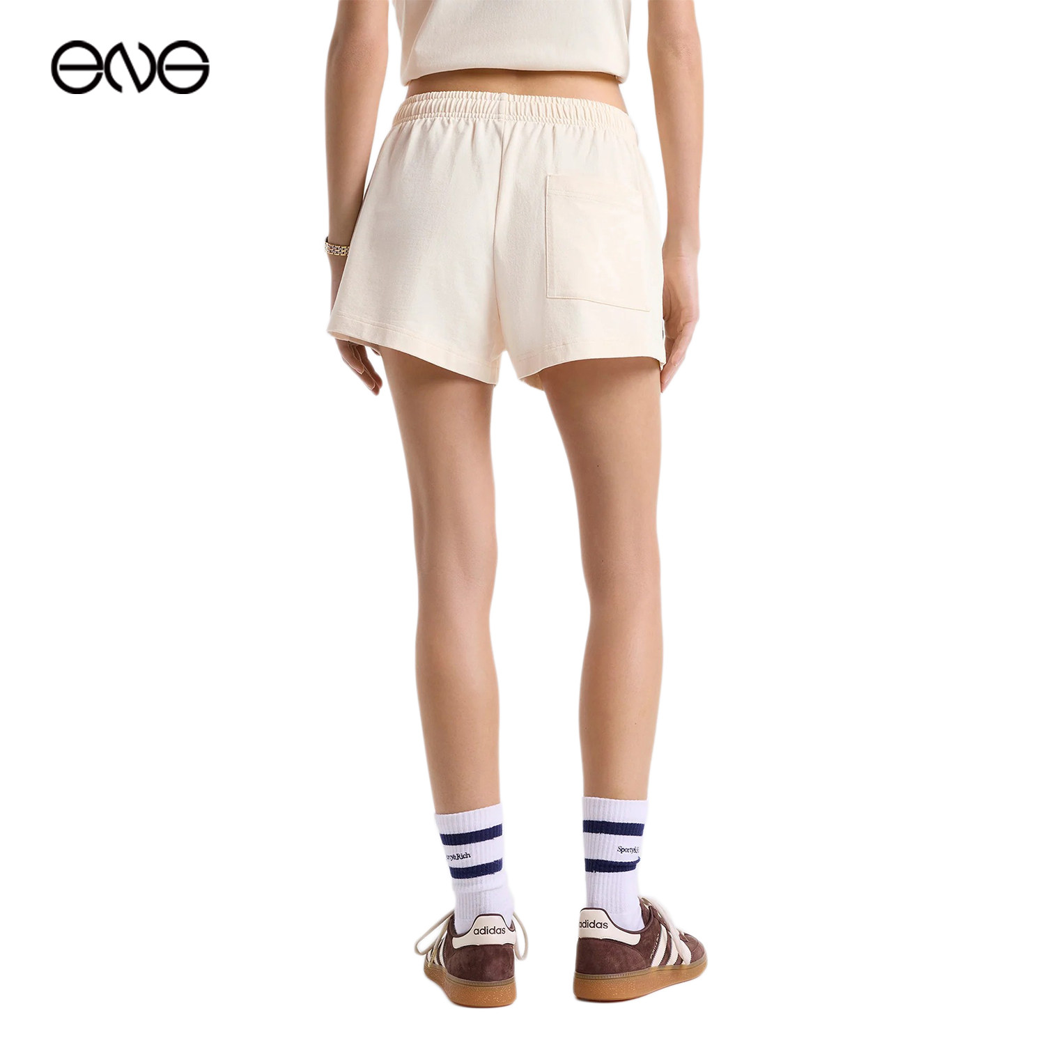 【ENG】Sporty & Rich Lion Health Disco休闲运动短裤女新品25秋,淘宝优惠券,粉丝福利购,淘宝优惠卷