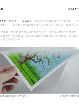 DavidHockney艺术画芯不含画框