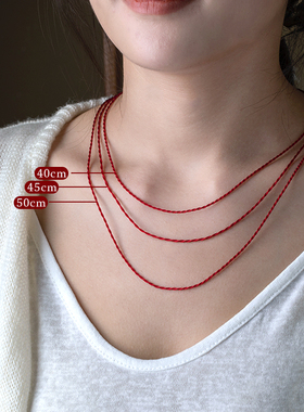 手工编织进口彩蜡线s925银扣极简