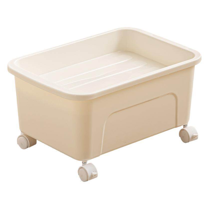 可移动带轮桌下杂物收纳筐桌面杂物收纳盒办公室包包收纳架书本收,淘宝优惠券,粉丝福利购,淘宝优惠卷