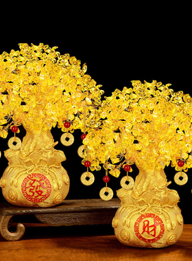 做生意开业聚财摆件大气办公室居家玄关轻奢装饰饭店吧台送礼摆件