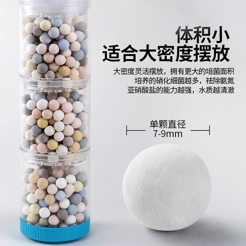 鱼缸底中空石英球小颗粒净水过滤石硝化细菌屋材料多孔结构滤料,淘宝优惠券,粉丝福利购,淘宝优惠卷