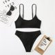 2022 new European and American split bikini swimsuit Amazon AliExpress foreign trade bikini cross-border e-commerce swimsuit