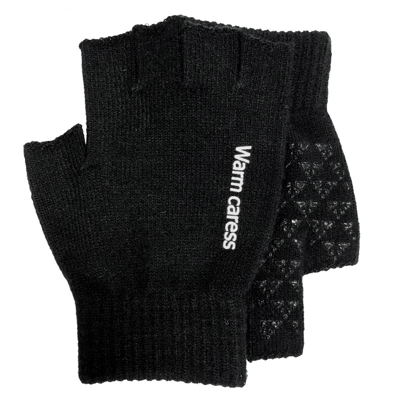 半指手套男士冬季保暖加厚开车骑行半截露指学生写字防寒毛线手套,淘宝优惠券,粉丝福利购,淘宝优惠卷