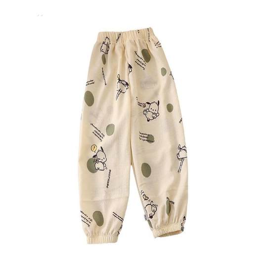 婴幼儿防蚊裤夏装男女童睡裤轻薄2025透气大中小儿童灯笼裤子宝宝