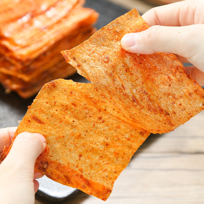 湘扬农庄平江大辣片麻辣过瘾湖南手撕辣条休闲解馋零食爆辣大辣条 - 图2