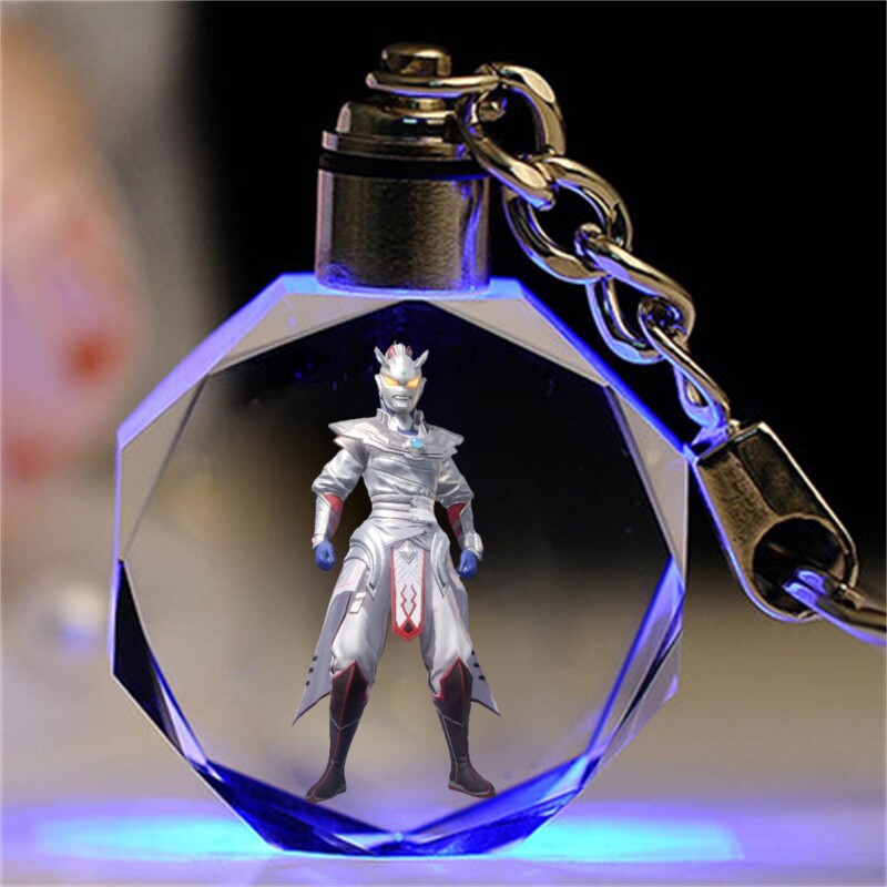 和平精英皮肤和平精英皮肤水晶钥匙扣书包挂件定制闺蜜生日小礼物送男女纪念品