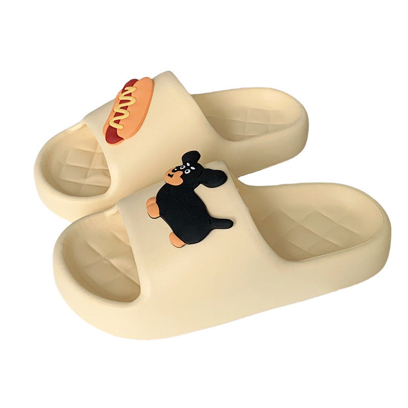 细细条趣味卡通狗狗情侣拖鞋夏季踩屎感软底防滑居家凉拖鞋男女,淘宝优惠券,粉丝福利购,淘宝优惠卷
