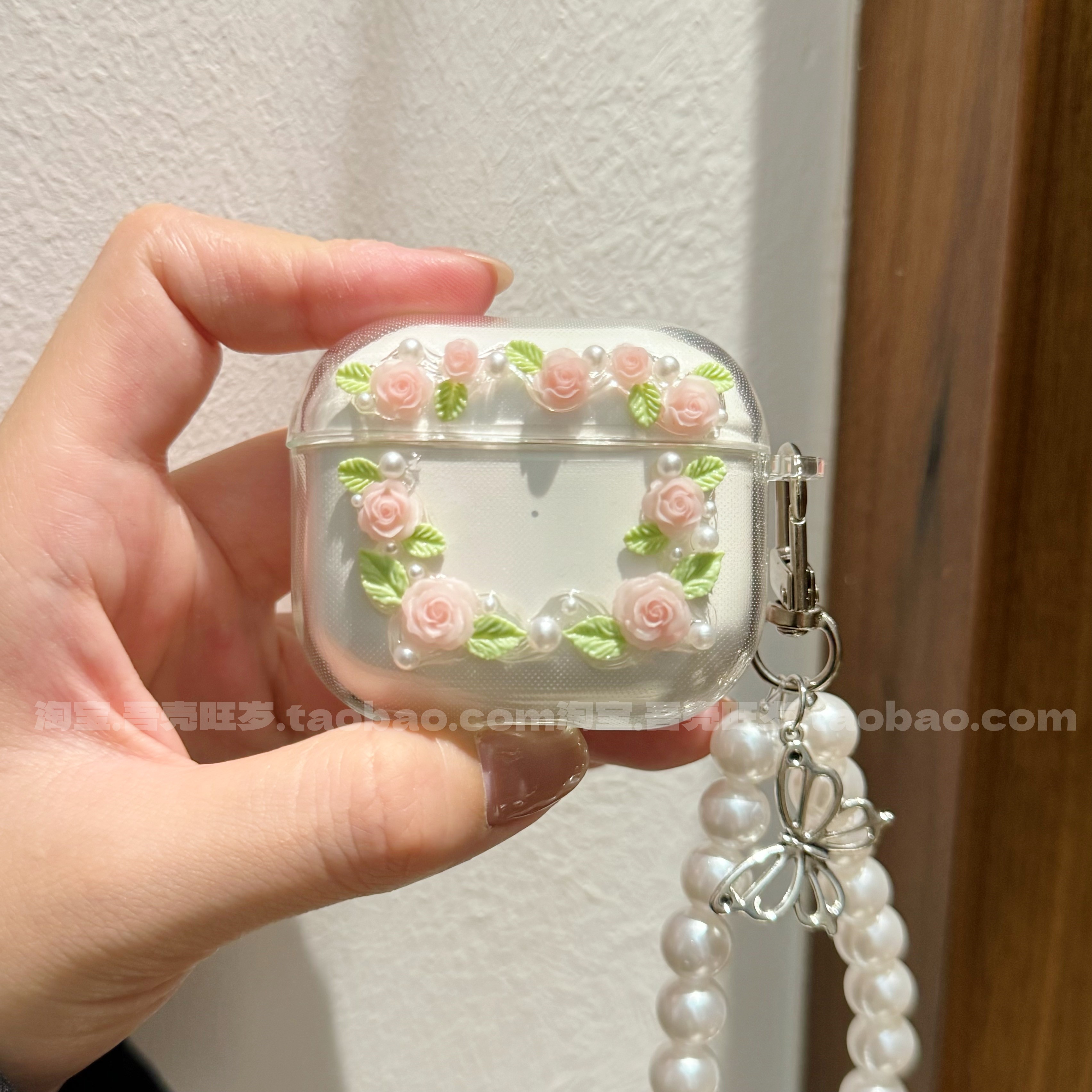 蔷薇花适用漫步者花再magicanc保护套evoair耳机壳zeroair日系n2可爱TO-U3少女lollipro5 x1evo lolli3anc - 图2