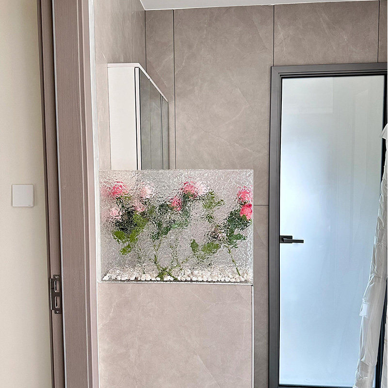 卫生间半墙设计干湿分离洗手间隔断装饰遮丑包管道水管亚克力板,淘宝优惠券,粉丝福利购,淘宝优惠卷