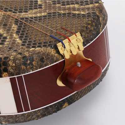 Upscale red wood large three-string three-string 60 type large three-string red flower pear wood large three-stringed three-stringed three-string instrument assay for examination