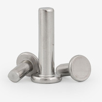 M2 M2 5M3M4M5M6 304 stainless steel flat head rivets GB109 knock-type flat head real Y-heart rivet small riveting