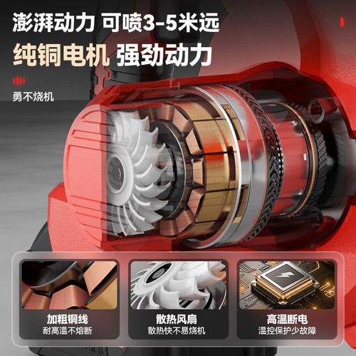 电动喷粉机大棚干粉喷粉器雾化鸡舍牛羊猪养殖场消毒石灰粉喷洒机 - 图2