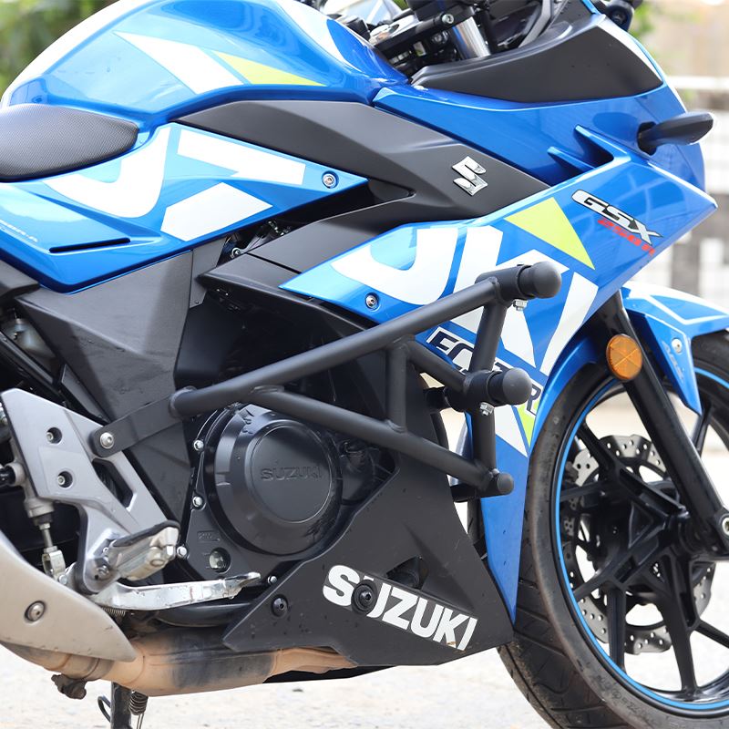 适用铃木GSX250R保险杠国四GSX250-A护杠金卡纳防摔杠竞技杠改装-图1