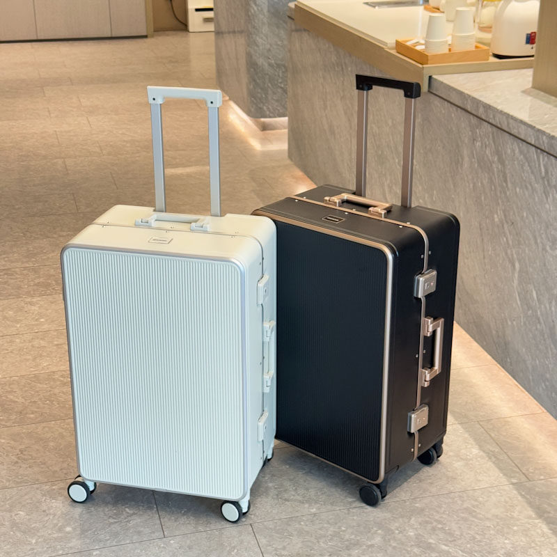 咔来仕2025新款行李箱女大容量加厚铝框旅行箱男学生拉杆密码箱子