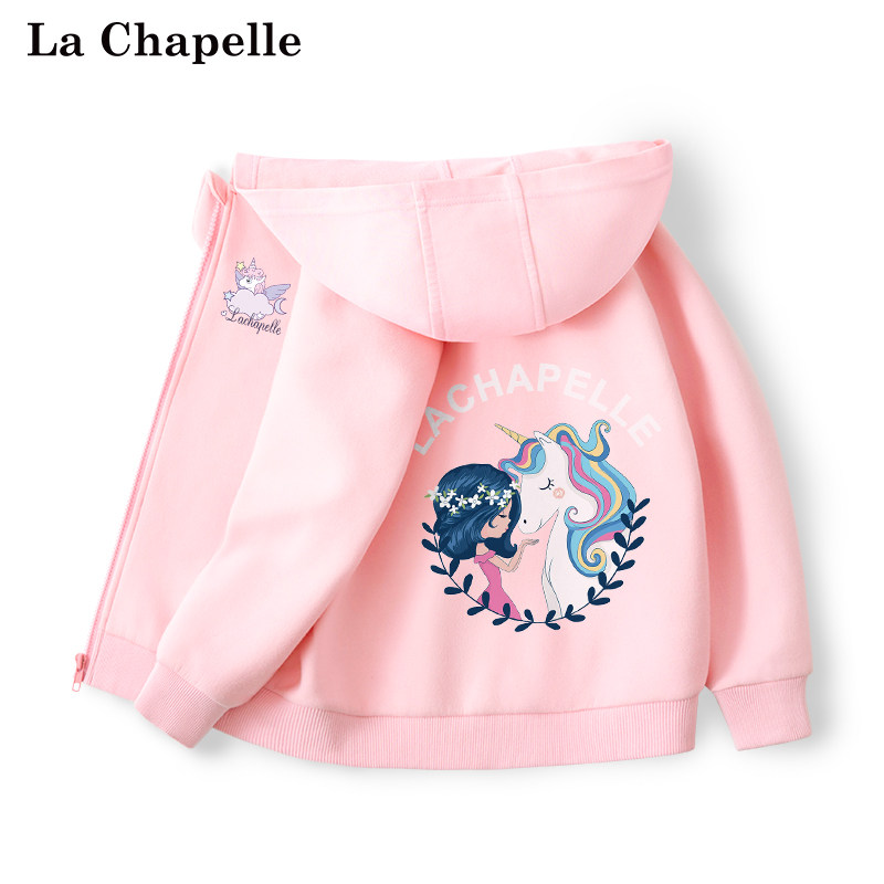拉夏贝尔女童外套春秋儿童2022开衫 lachapellekids童装普通外套