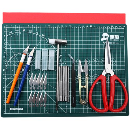 剪纸工具套装专业全套学生初学手工刻刀垫板刻板儿童刻纸工具图样 - 图3