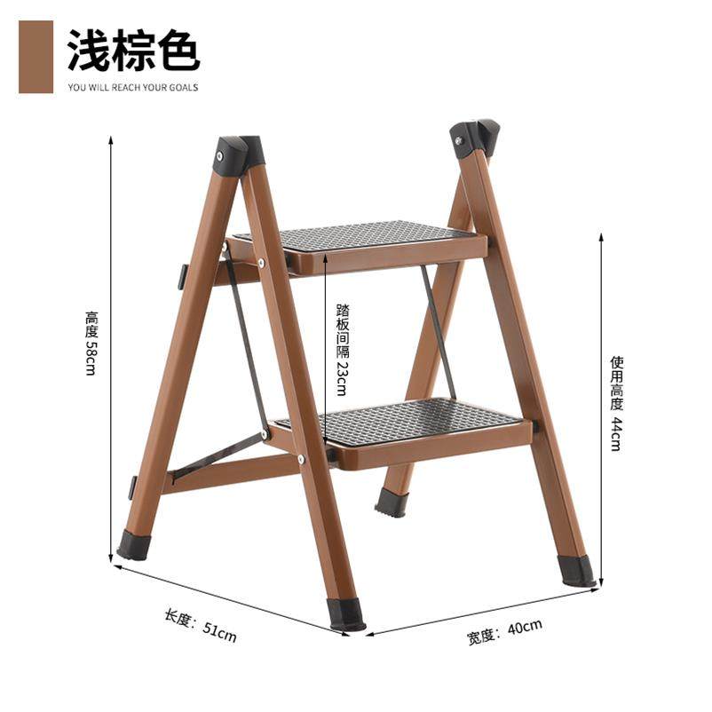 小型折叠梯,多能可折叠梯子,折叠梯子凳子两用_大山谷图库