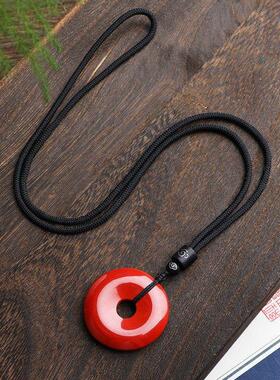 配件扣diy原矿吊坠砂带手链朱砂