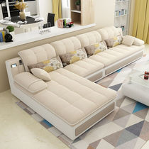 Kemont Luxury Sofa small household type leather Bouquet sofa Modern minimalist trio Combined sofa Living room The whole house is innate