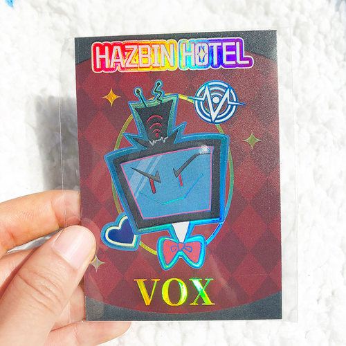 地狱客栈周边拍立得镭射小卡亚当路西法vox阿拉斯托hazbin+hotel - 图3