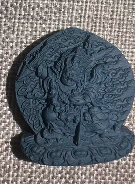 手工制作贡布措达（玛陵纳布）  陶土烧制擦擦 小佛像