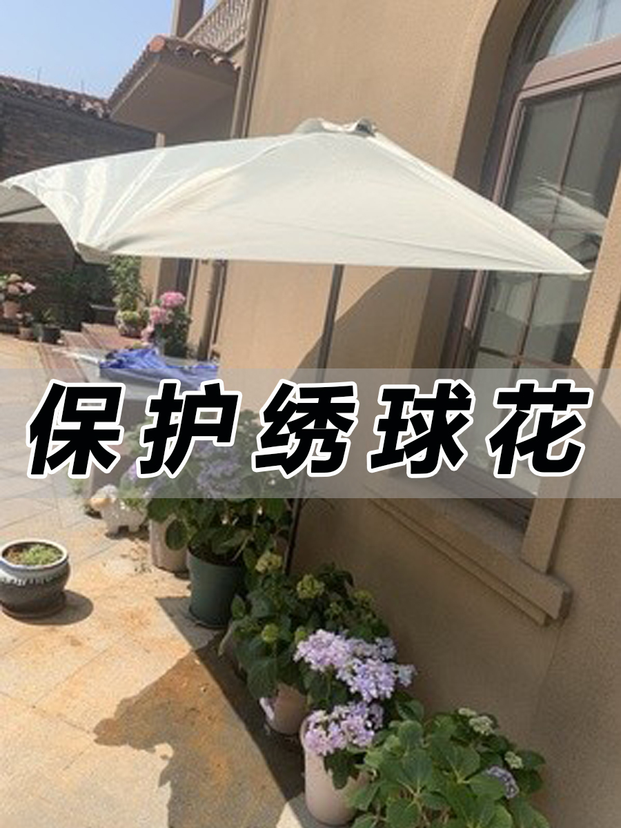 靠墙半边伞 庭院伞户外阳台单边侧边长方形遮阳伞 花园防晒太阳伞 - 图0