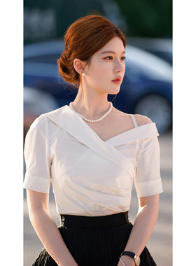 圆润点点珍珠项链许妍同款