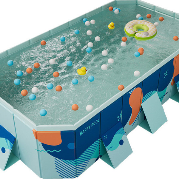 游泳池加厚耐磨充气泳池户外免充气可折叠戏水池儿童家用水池 - 图3