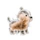 Pet dog hair storage glove hair storage box pendant