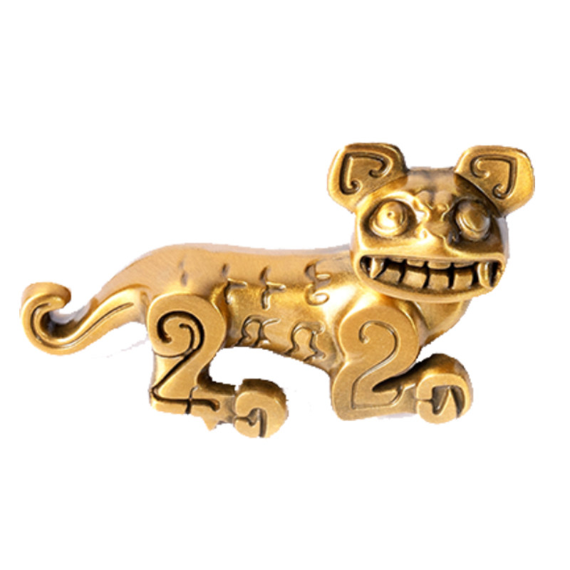 西安博物院金虎符文创金属磁吸冰箱贴招财创意纪念品生日礼物