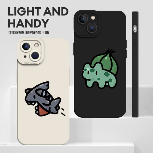 适用一加12手机壳喷火龙13硅胶15/1+ace2pro/6/5鲨鱼3男11情侣2v妙蛙种子10宝可梦9r新款9rt动漫8t女7男oppo - 图3