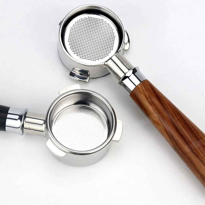 德龙Delonghi咖啡机51MM不锈钢手柄EC310 680 685实木把手家用 - 图0