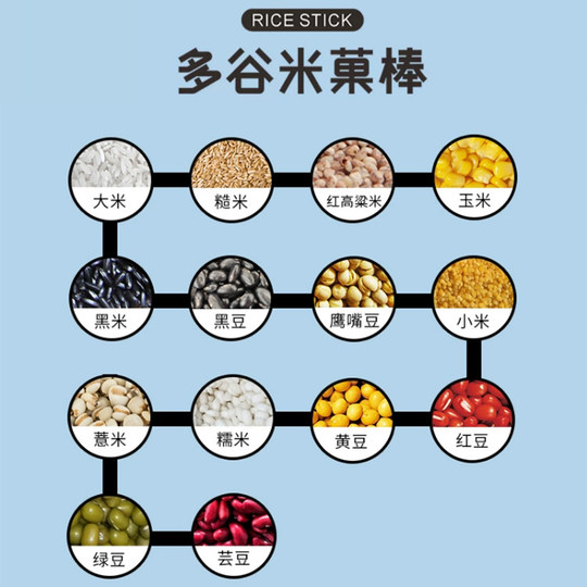 咔淇小屋营养谷物棒宝宝零食多谷米菓棒玉米棒粗粮棒儿童健康零食