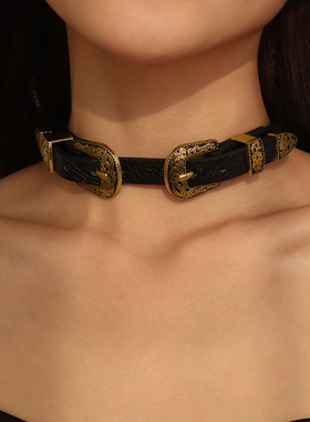 N9556欧美街拍夸张新款项链个性