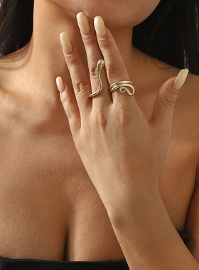 跨境外贸创意设计感街头潮流金属