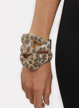 B3500跨境时尚潮流不规则满钻手